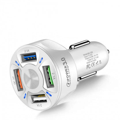 Portable 4-Port USB Charger